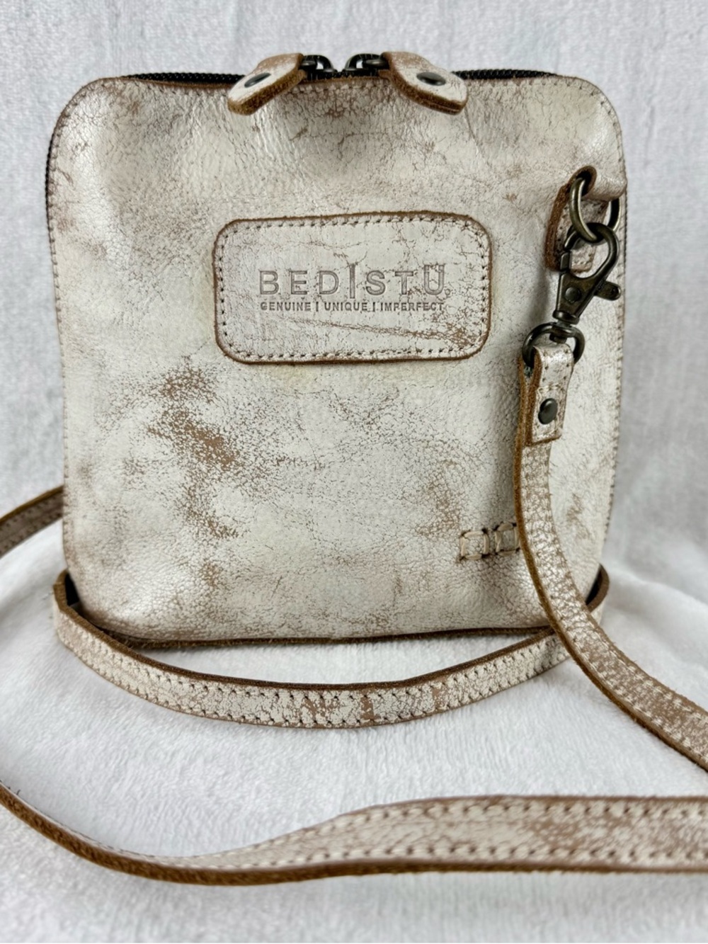 BED|STU Ventura Crossbody Leather "Nectar Lux" Genuine Unique - Picture 2 of 9